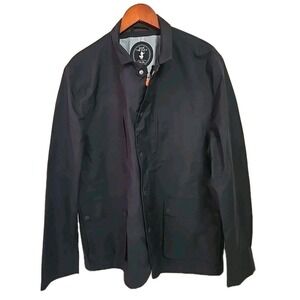 Save The Duck Men's 2XL Black Pro-Tech Rain Jacket Waterproof Breathable Shell